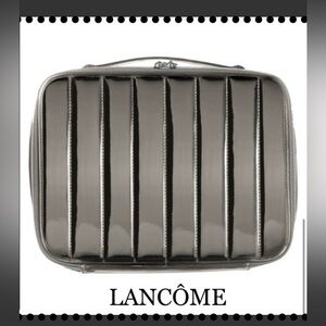 Lancôme Silver (Gun Metal) Colored Travel Case Measures 9x12x4’ 🌳🆕🌳.
